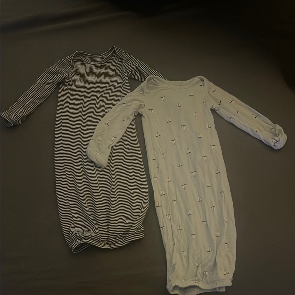 Carter's Striped and Sailboat Print Kids Pajamas Nightgowns